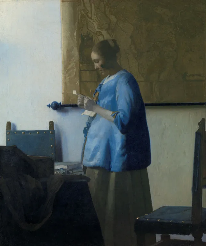 Johannes Vermeer, Woman Reading a Letter (c. 1663)
